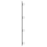 vidaXL Lustro ścienne z LED, 40x60 cm, szklane, prostokątne