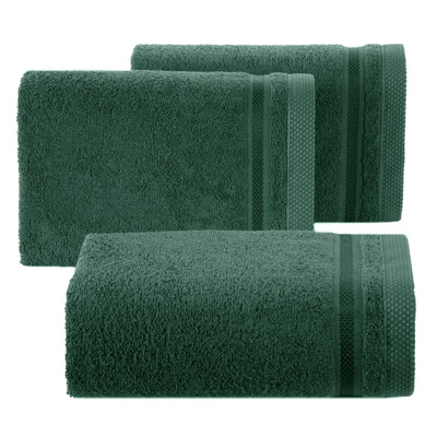 Ręcznik Abbie ciemnozielony 100x150