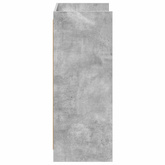 Szafka na buty z przechowywaniem Betonowy szary 48 x 36 x 92 cm