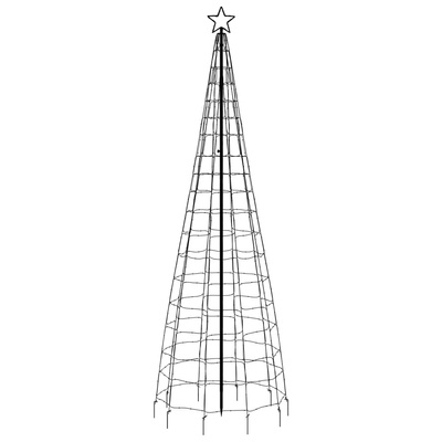 Choinka świąteczna LED z kolcami 570 diod LED Ciepła biel 300cm