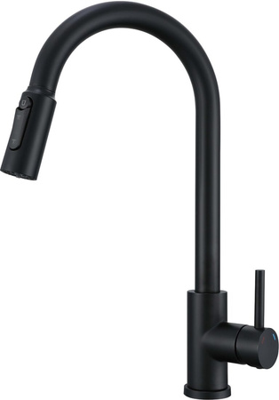 Bateria trójdrożna MIRELLA czarny mat