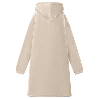 Bluza-koc Beżowy L Fleece i Flanela