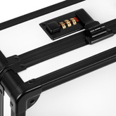 Walizka fryzjerska barberska biało czarna 136914