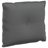 Poduszka na plecy Ciemnoszary 60 x 19 x 50 cm tkanina