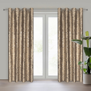 Zasłona Tami brązowa 140x250