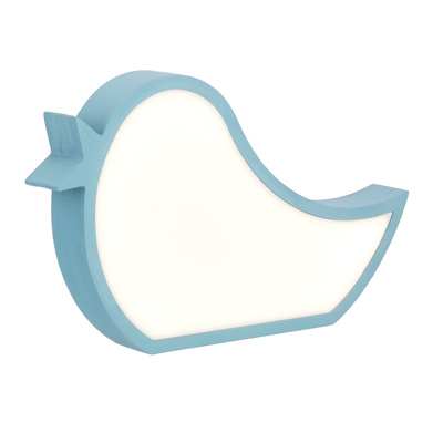bird lampa stołowa dla dziecka led iq kids niebieski
