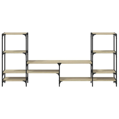vidaXL Szafka pod TV, dąb sonoma, 206,5x28,5x95 cm