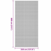 Dywan pod namiot Niebieski 800 x 350 cm Poliester