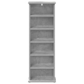 Kabinet na płyty CD Betonowy szary 60 x 17 x 92 cm