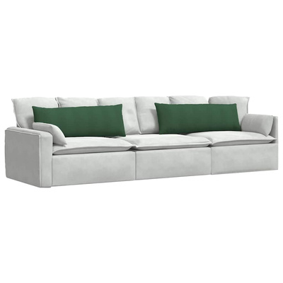 Poduszki na sofę 2 pcs Ciemna zieleń 120 x 40 cm