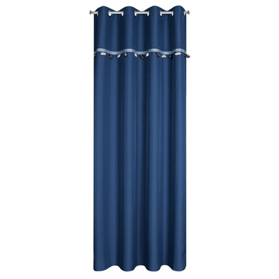 Zasłona Car ciemnoniebieska 140x250