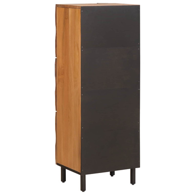 Highboard Wykończenie w kolorze brązowego akacji Drewno z mango