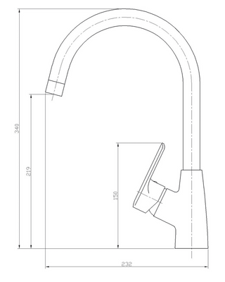 Bateria zlewozmywakowa Corso czarny  Invena