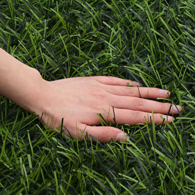 Sztuczne Ogrodzenie Jasnozielony 1,5 x 6 m PVC i stal