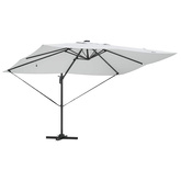 Parasol plażowy Ze LED Lights piaskowy 352 x 251 x 265 cm