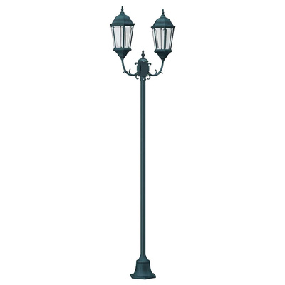 Lampa ogrodowa Vintage szczotkowana zieleń 68 x 20 x 235 cm