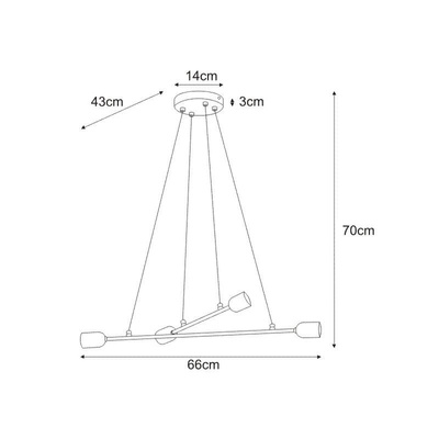 Lampa wisząca K-4390 z serii SITYA WHITE KAJA