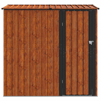 Schowki ogrodowe Brązowy 203,5 x 73 x 200 cm Metal