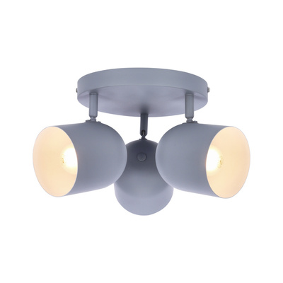 Lampa sufitowa 3xE27 szara 32cm AZURO 98-63236