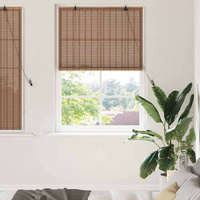 Roleta brązowy 120 x 160 cm Bambus