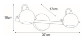 Kinkiet K-8002/2 CHR z serii SALVA CHROM KAJA