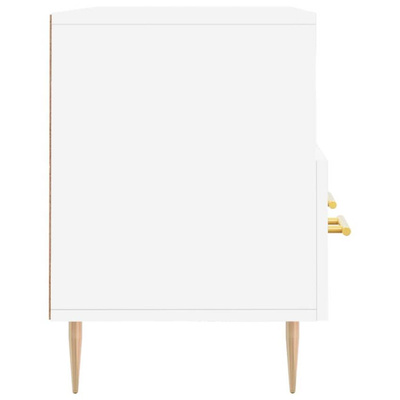 Szafka pod TV, biała, 102x36x50 cm, materiał drewnopochodny vidaXL