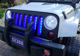 Auto na Akumulator S2388 Pilot Światła LED Radio Jeep Biały 4x45W