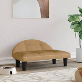 vidaXL Legowisko dla psa, brązowe, 70x52x30 cm, aksamit