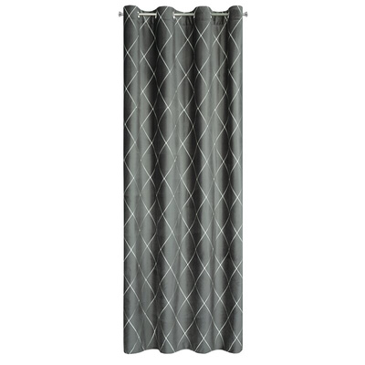 Zasłona Pier jasnoszara 140x250