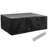 Pokrowiec na meble ogrodowe, 8 oczek, 242 x 162 x 100 cm