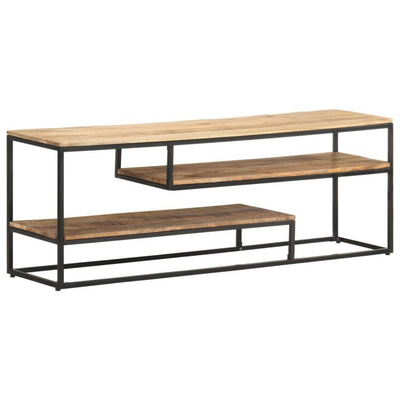 vidaXL Szafka pod TV, 130x30x45 cm, surowe drewno mango