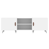 vidaXL Szafka pod TV, biała, 150x30x50 cm, materiał drewnopochodny