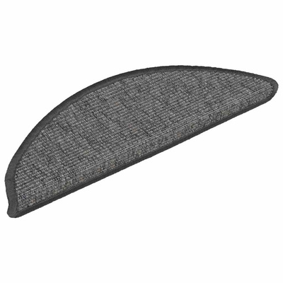 Maty na schody 15 szt. 56x17x3 cm Beżowo-szare półokrągłe