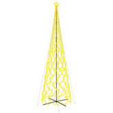 vidaXL Choinka stożkowa, 3000 ciepłych białych LED, 230x800 cm