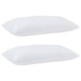 Poduszka z poduszką 2 pcs Biały 81 x 42 x 20 cm Poliester