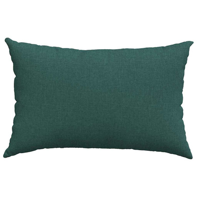 Poduszki na sofę 2 pcs Ciemna zieleń 60 x 40 cm tkanina
