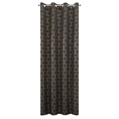 Zasłona Kaja czarna 135x250