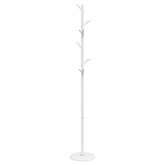 Wieszak na płaszcze, biały, 175 cm, malowane proszkowo żelazo