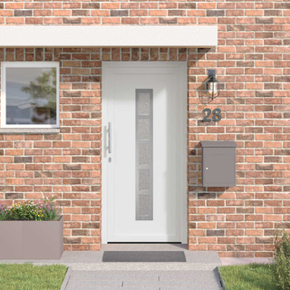 Drzwi Frontowe 98 x 208 cm PVC Biały