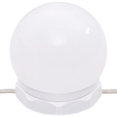 Toaletka z LED, czarna, materiał drewnopochodny