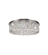 Plafon kryształowy glamour, nowoczesny 60cm  STELLA SILVER