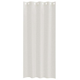 Firany Voile z zasłonami 2 pcs Kremowy 245 x 140 cm Poliester