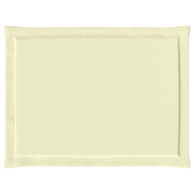 Poduszki na siedziska 4 pcs kremowy 47 x 36 x 2 cm Poliester