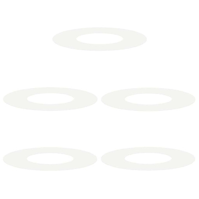 odpowiedni dla płaskich pierścieni drzewa 5 pcs Biały ?30 / 60 cm