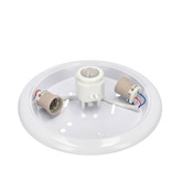 Plafon z czujnikiem ruchu i zmierzchu APLIS White SENSOR, 2xE27, 30cm, IP20, biały, okrągły EDO777583 EDO Solutions
