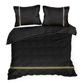 Pościel czarna 160x200