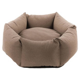 FLAMINGO Legowisko dla psa Panama, z zamkiem, 50x18 cm, kolor taupe