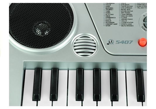 Keyboard MQ5407 Organy 54 Klawisze LCD Ładowarka