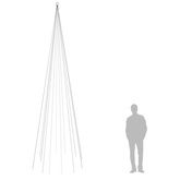 vidaXL Choinka do montażu na maszcie, 732 niebieskich diod LED, 500 cm