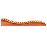 vidaXL Leżaki, 2 szt., woskowy brąz, 205x60x31,5 cm, drewno sosnowe